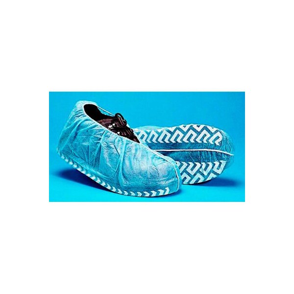 Keystone Safety Polypropylene Non-Skid Shoe Covers, Blue with White Tread, LG, 50/Bag SC-NWI-NS-LRG-Blue-1BG - main